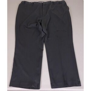 Harbor Bay Dress Pants Men's Size 58x30 Fit 52x30 Big and Tall Black Slacks
